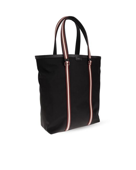 Bally Black Logo Handbag for men