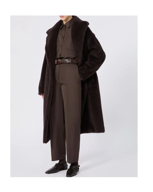 Max Mara Black Tedgirl Long Coat