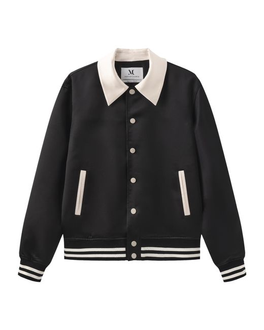 Marissa Chiara Black Long-Sleeved Casual Jacket for men
