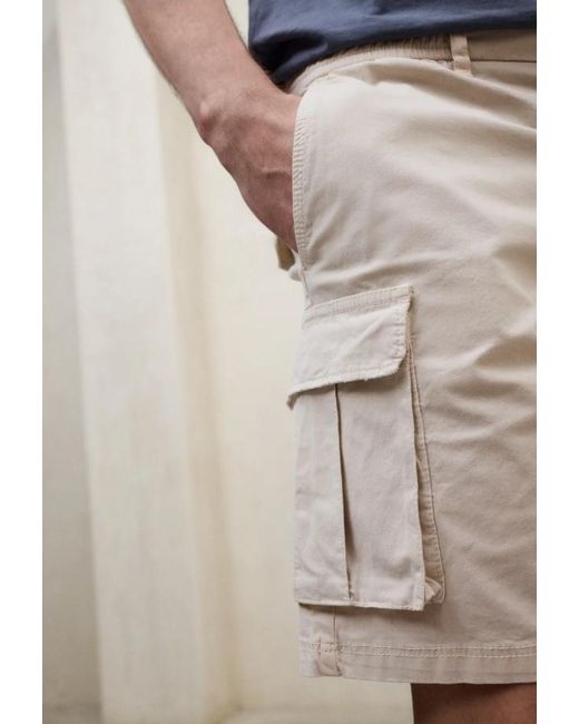 Ecoalf Natural Belt Loop Cargo Shorts for men