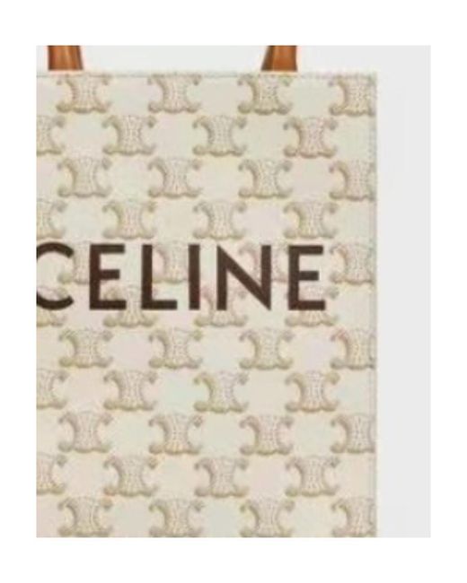 Céline Natural Mini Vertical Cabas