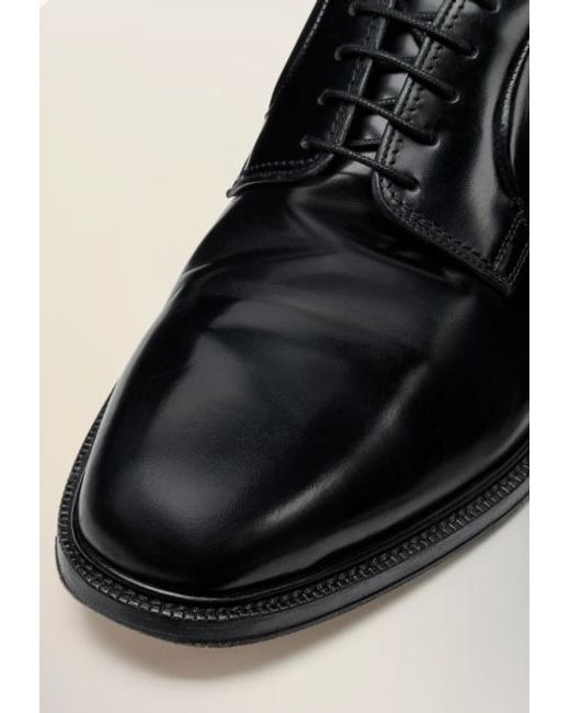 Maison Margiela Black Lace-Up Derby Shoes for men