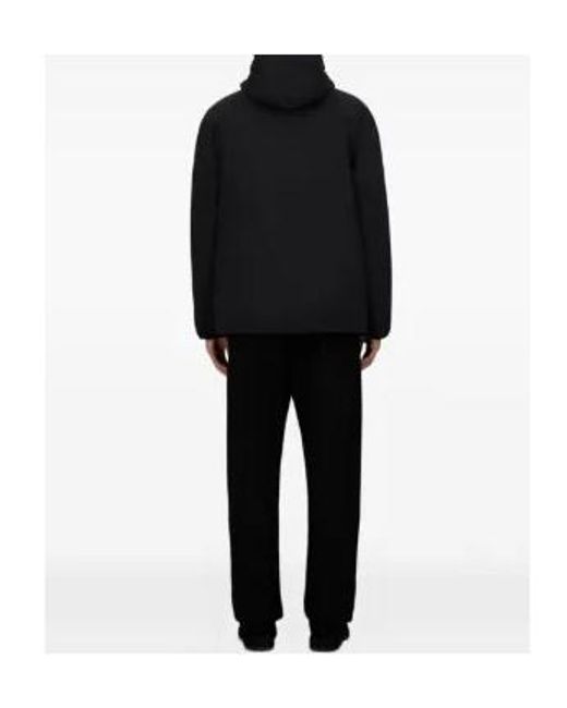 Herno Black Hooded Padded Jacket for men