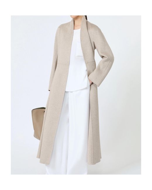 Max Mara Natural Cashmere Wrap Coat
