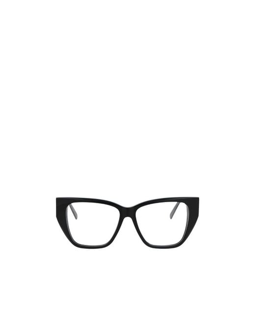 Moncler White Eyewear Square Frame Glasses