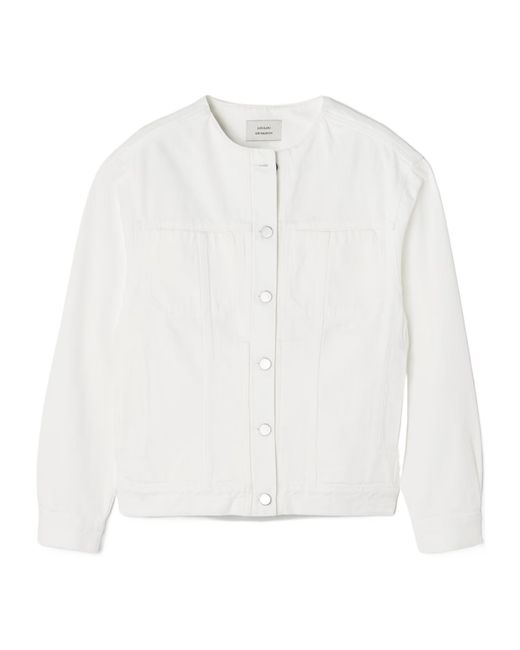 Loulou de Saison White Rima Patch-Pocket Jacket