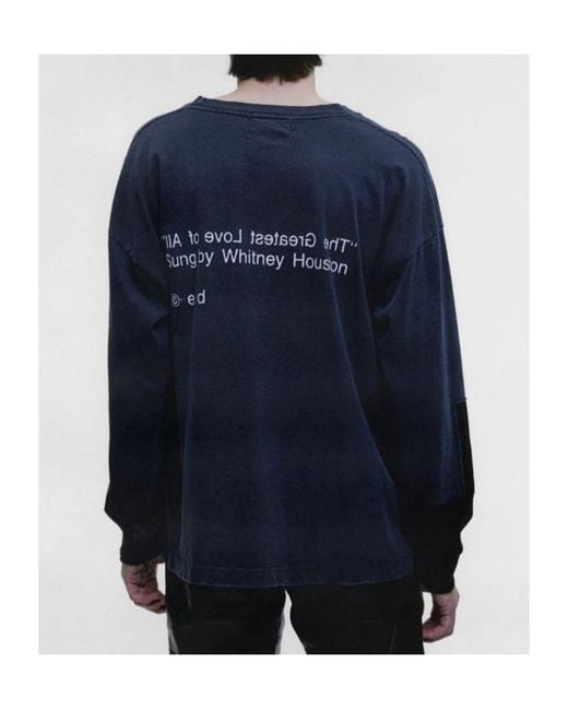 Enfants Riches Deprimes Gray Enfants Riches Déprimés The Greatest Love Of All Distressed T-Shirt for men