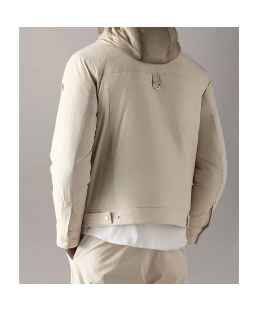 Moose Knuckles Natural Long-Sleeved Down Jacket for men