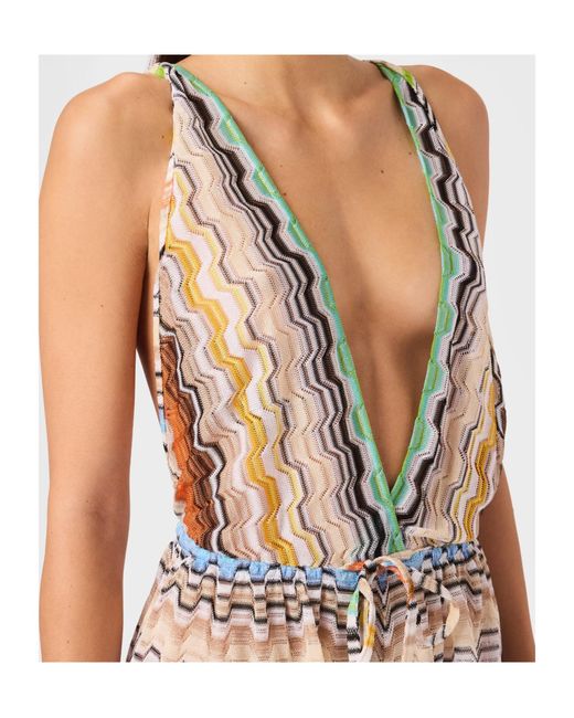 Missoni White Short Jumpsuit