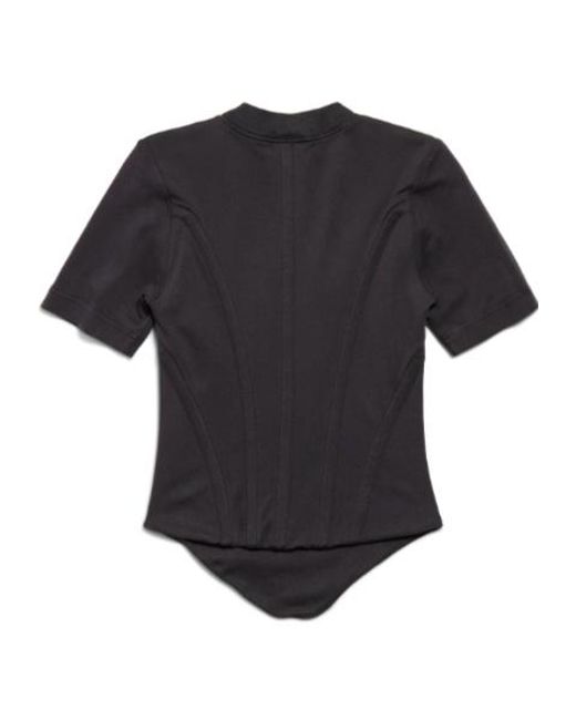 Balenciaga Black Corset Short-Sleeve T-Shirt