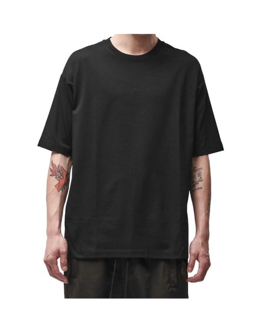 Thom Krom Black Short-Sleeved T-Shirt for men