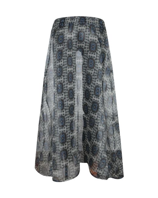 Pierre Louis Mascia Gray Kobe Midi Skirt