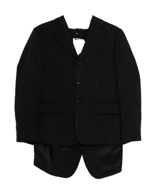 Comme des Garçons Black Asymmetrical Suit Jacket