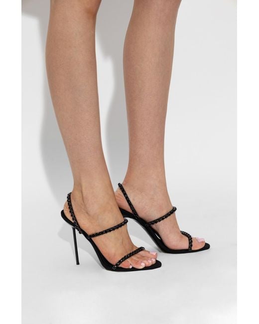 Paris Texas Metallic Lidia Singback Sandals