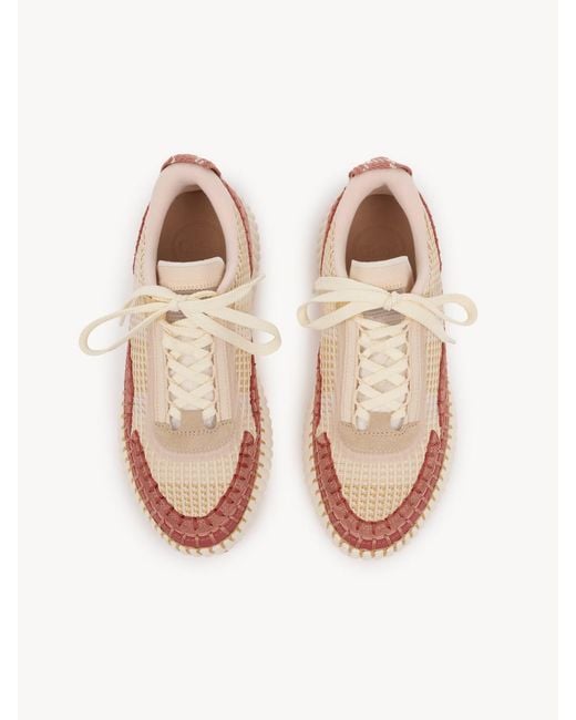 Chloé Pink Chloé Nama Sneakers