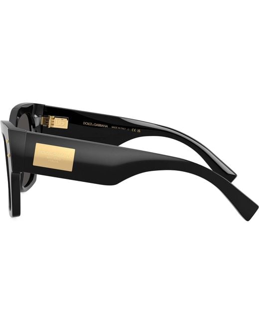 Dolce & Gabbana Black Eyewear Cat-Eye Sunglasses