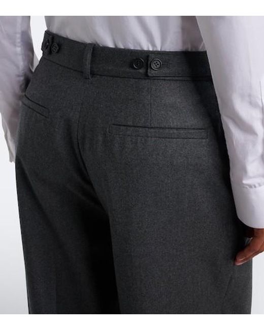 Rohe Blue Wide-Leg Casual Trousers