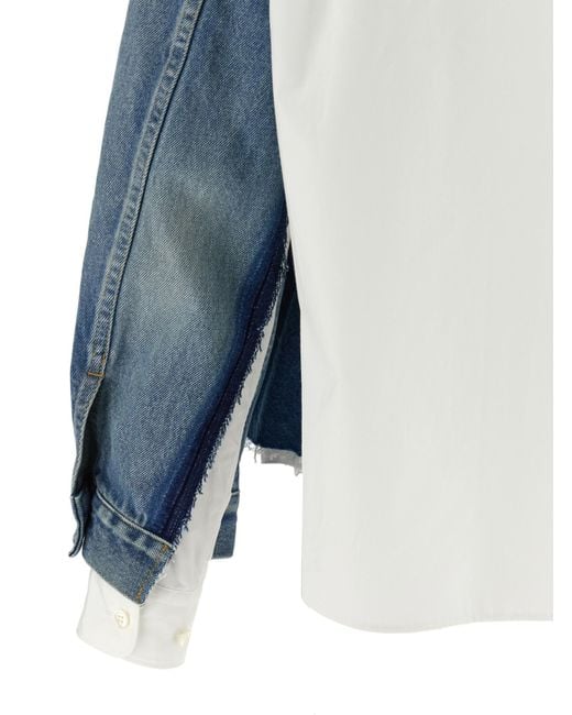 Junya Watanabe Blue X Levi's Panelled Denim Jacket