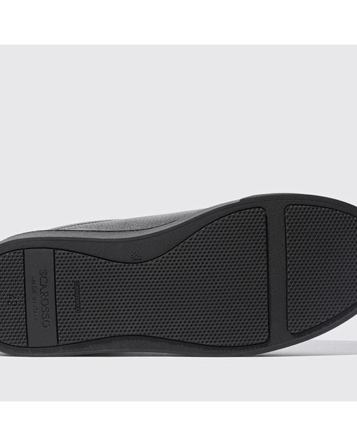 Scarosso Black Luca Lace-Up Sneakers for men