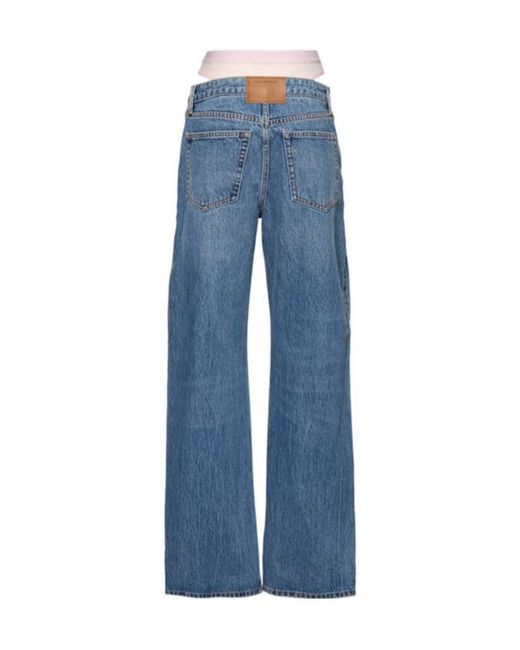 Alexander Wang Blue Belt-Loop Jeans