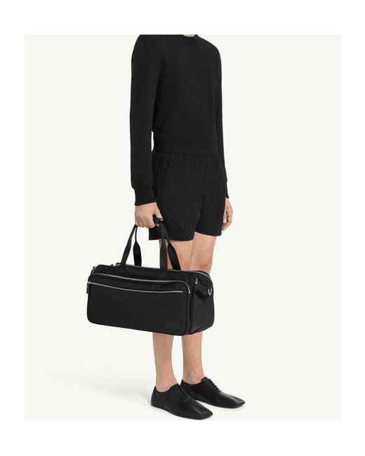 MM6 by Maison Margiela Black Diagonal-Pocket Shorts for men
