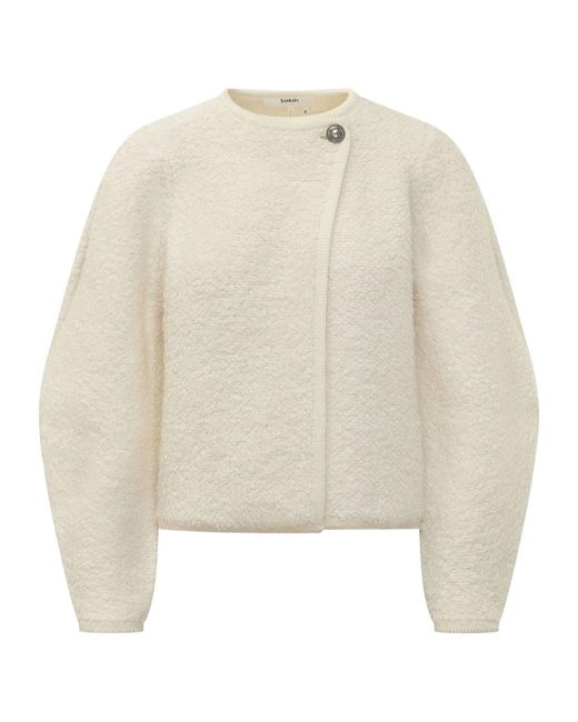 Ba&sh Natural Fida Textured Cardigan