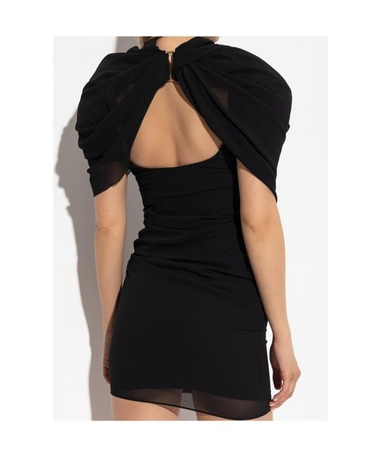 Jacquemus Black The Castagna Mini Dress