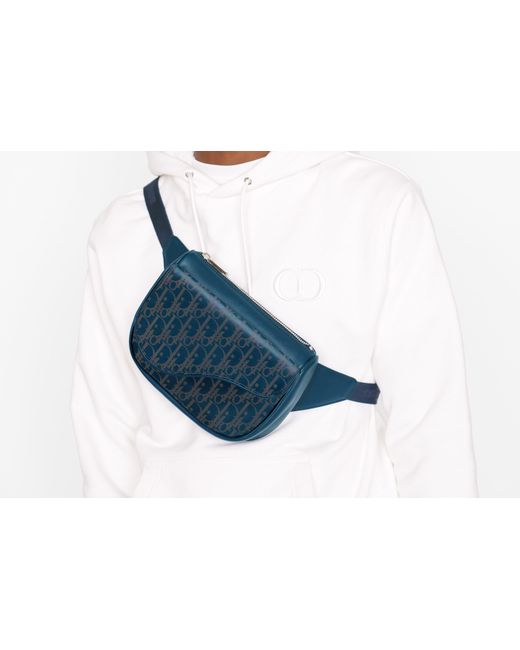 Dior Blue Logo Chest Bag for men