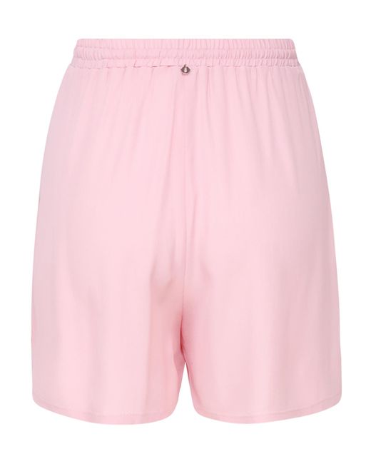 Ottod'Ame Pink Ottod'Ame Elastic Waist Drawstring Shorts