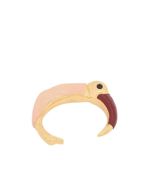 Chloé White Chloé Tropicus Cuff Bracelet