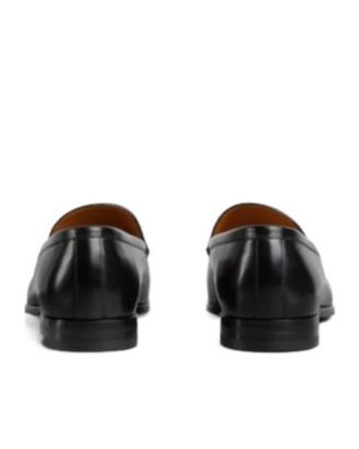 Gucci Black Horsebit Detailed Slip-On Loafers for men