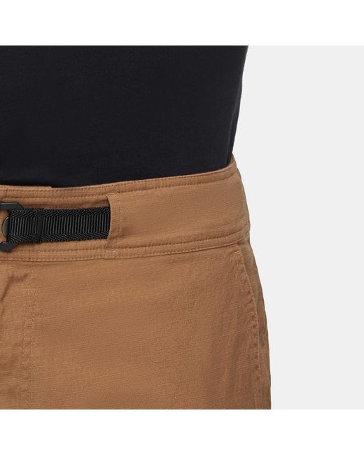 Mammut Brown Tamaro Belt-Detail Trousers for men