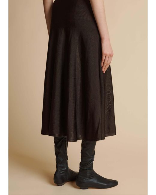 Khaite Black Hencil Dress