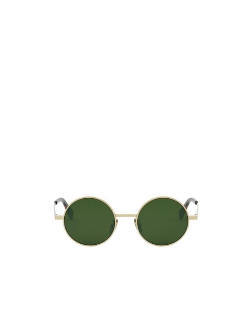Céline Green Logo Sunglasses for men
