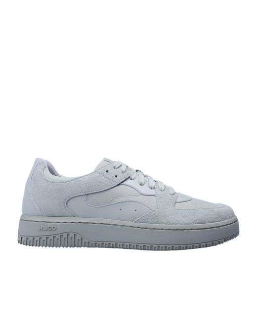 Boss Gray Low-Top Trainers for men