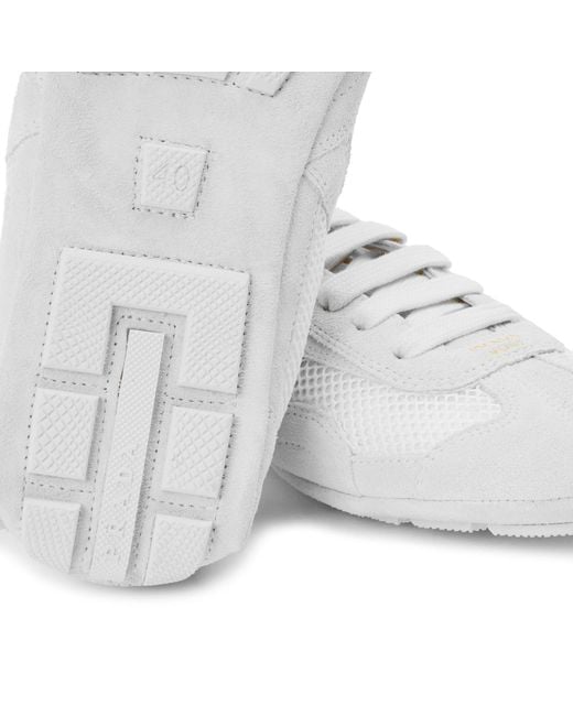 Prada White Low-Top Sneakers