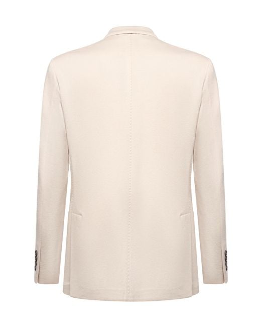 Eleventy Natural Double-Breasted Jacket for men