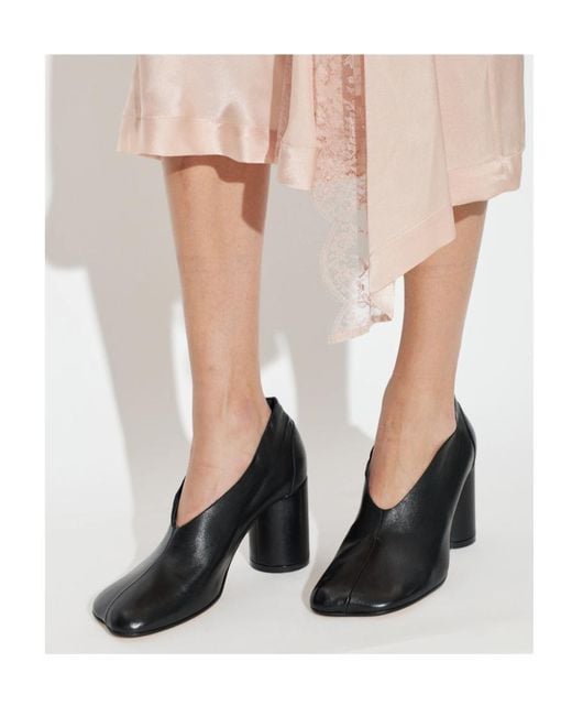 MM6 by Maison Margiela Black Slip-On Pumps