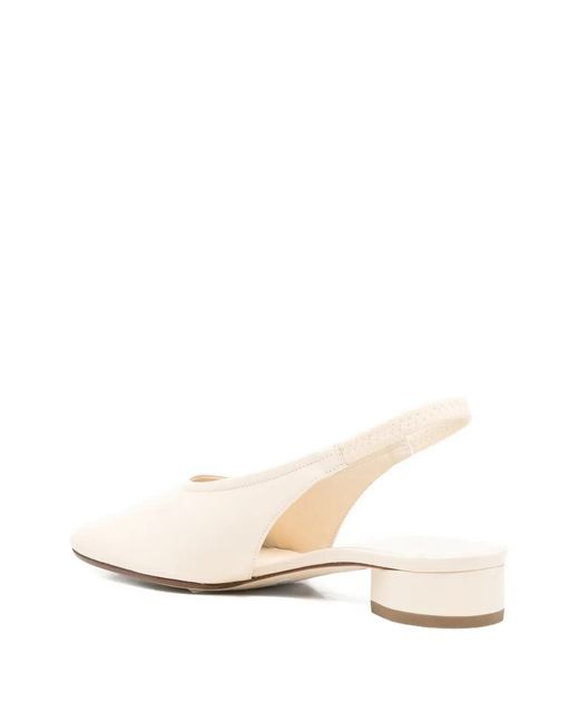 Aeyde Natural Dua Backstrap Leather Pumps