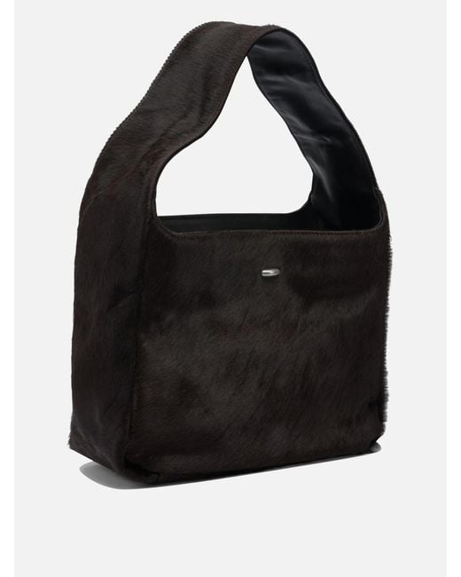 Our Legacy Blue Hair-On Messenger Bag