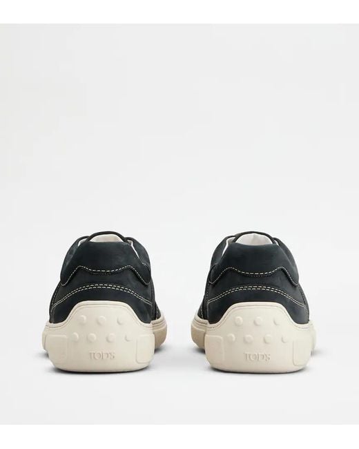 Tod's Black Round-Toe Sneakers for men