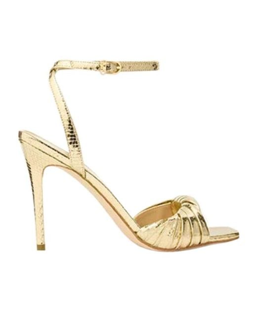MICHAEL Michael Kors Metallic Kiana Heeled Sandals
