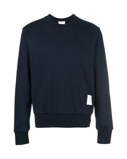 Thom Browne Blue Rwb Stripe Sweatshirt for men