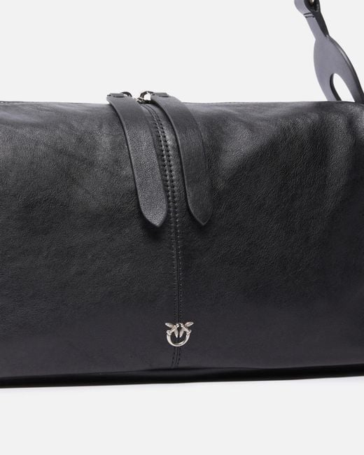 Pinko Black Keeper Bag Medium Shoulder Bag