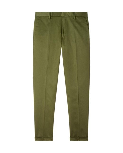 Paul Smith Green Slim-Fit Chinos for men
