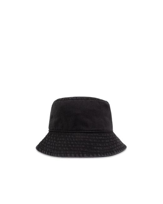 Y-3 Black Logo Fisherman's Hat for men