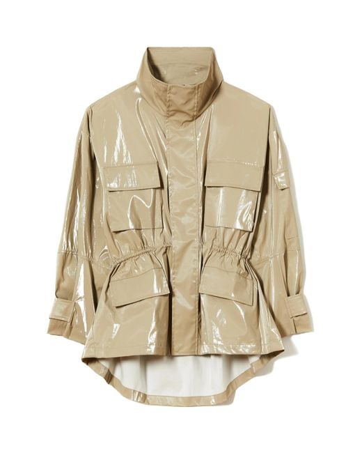 Plan C Natural Long Sleeve Jacket