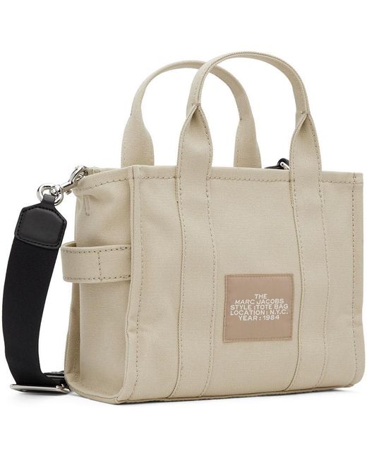 Marc Jacobs Natural Logo Printed Shoulder Bag