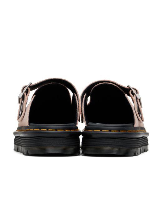 Dr. Martens Brown Round Toe Mules for men