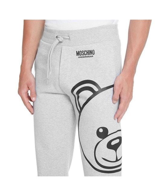 Moschino Multicolor Logo Details Sweatpants for men